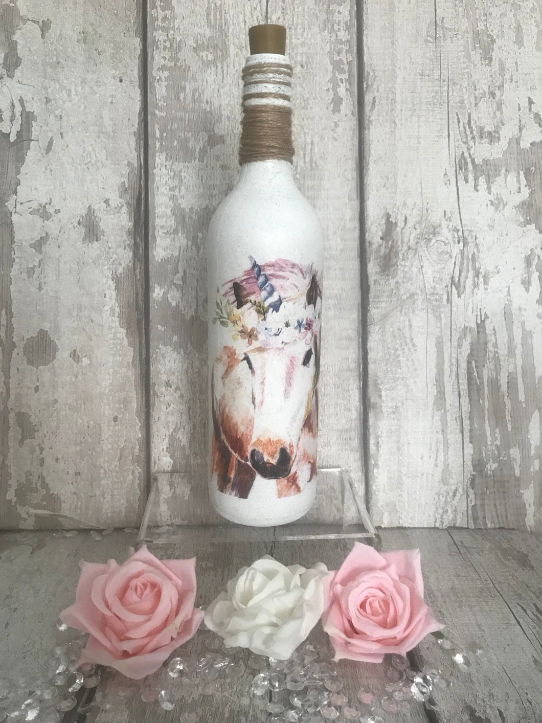 Unicorn light up bottle