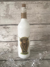 Load image into Gallery viewer, Highland Cow Spring Time LED Light Up Bottle
