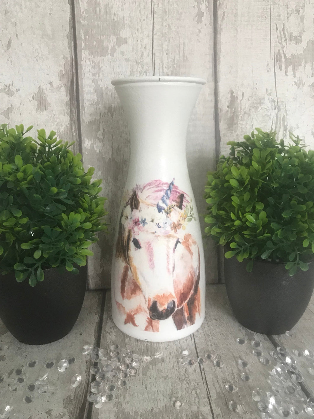 Unicorn vase