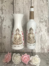 Load image into Gallery viewer, Buddha vase - decoupaged
