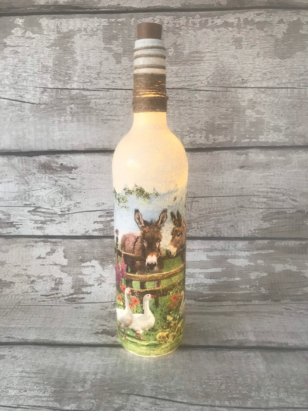 Donkey light up bottle