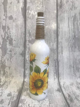 Load image into Gallery viewer, Sunflower vase and light up bottle set
