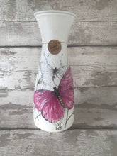 Load image into Gallery viewer, Butterfly vase, sparkly glitter
