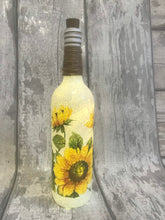 Load image into Gallery viewer, Sunflower vase and light up bottle set
