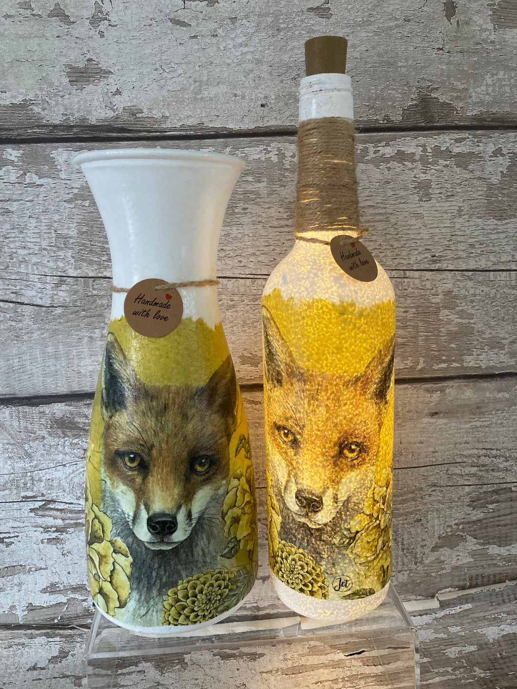 Fox Vase & Light Up Bottle