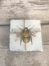 Load image into Gallery viewer, Bee coasters x 4
