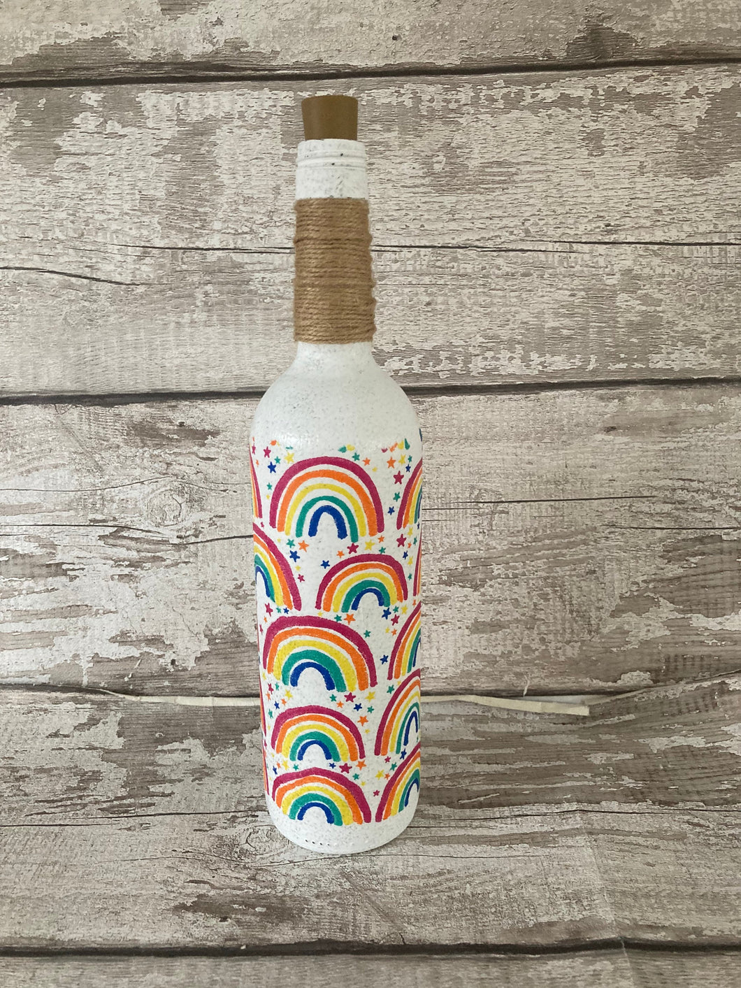Rainbow  light up bottle