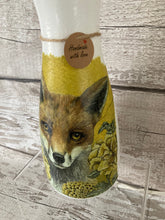 Load image into Gallery viewer, Fox in a field vase
