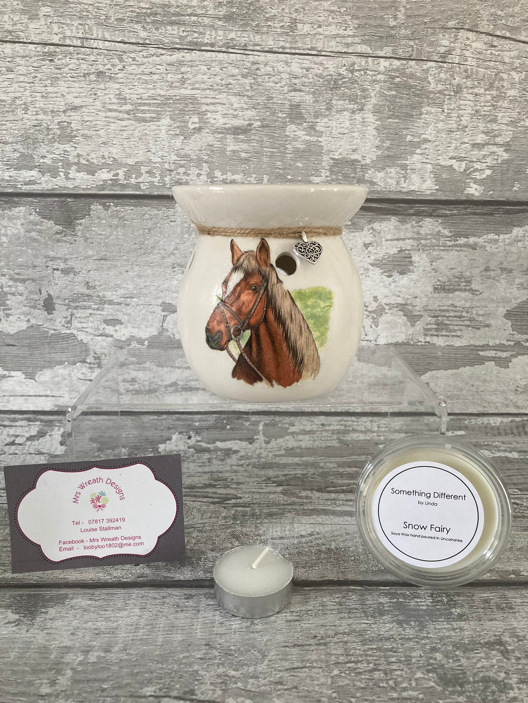 Horse wax burner mini gift set