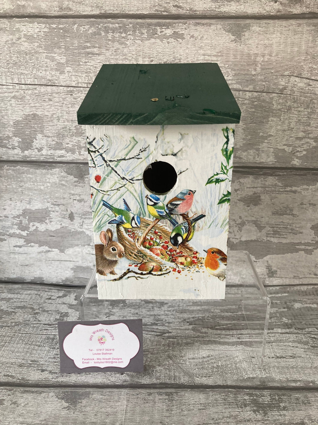 Robin basket bird box