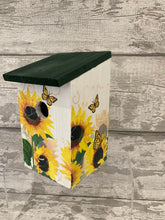 Load image into Gallery viewer, Sunflower butterfly bird box
