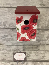 Load image into Gallery viewer, Poppy bird box
