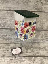 Load image into Gallery viewer, Floral bird box, nesting box
