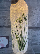 Load image into Gallery viewer, Snowdrop vase and light up bottle set
