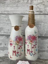 Load image into Gallery viewer, Mum vase And light up bottle set - Rose
