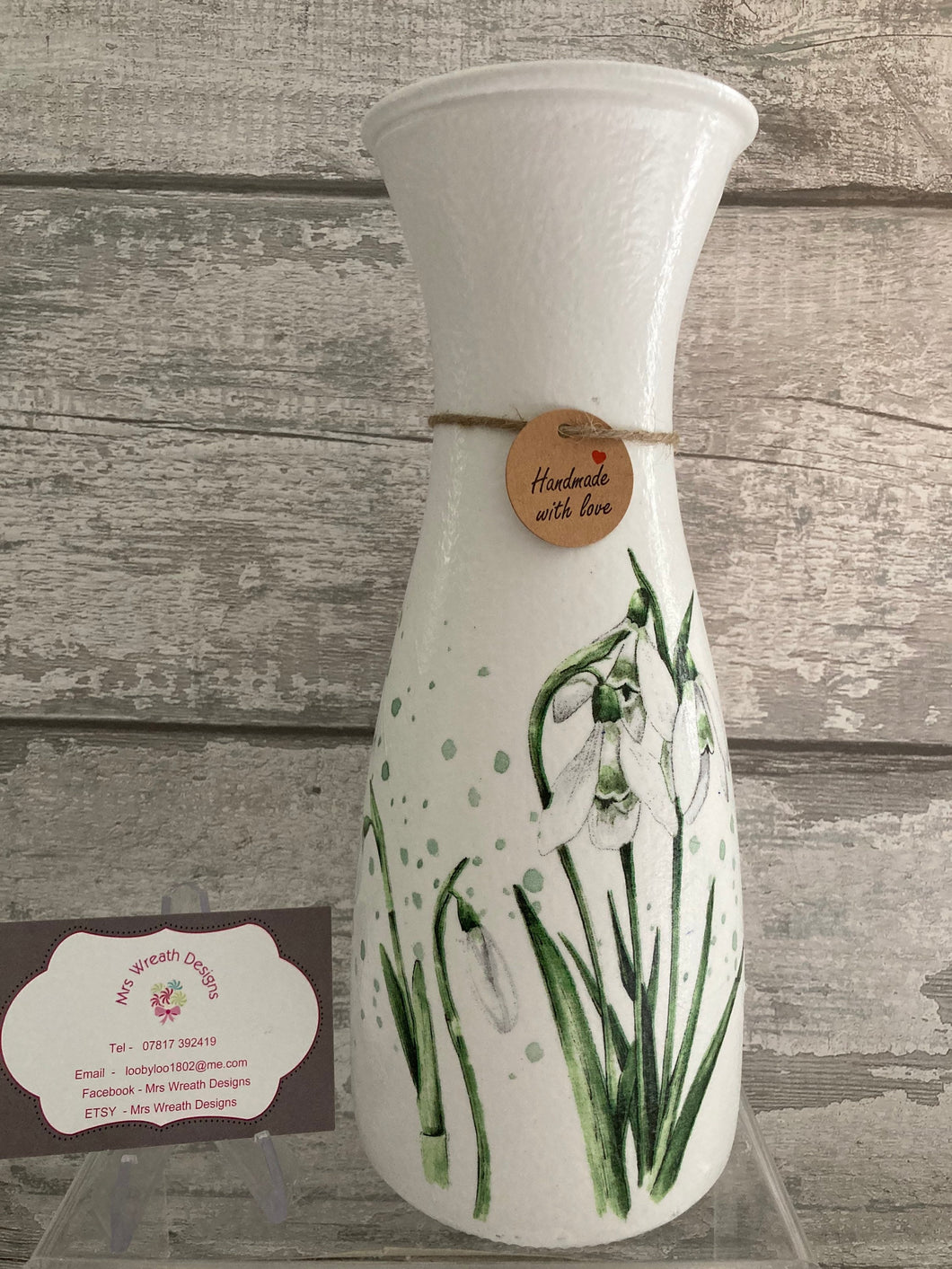 Snowdrop vase