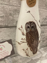Load image into Gallery viewer, Owl light up bottle and matching vase
