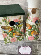 Load image into Gallery viewer, Birds vase and bird box gift set
