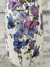 Load image into Gallery viewer, Purple butterfly vase
