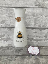 Load image into Gallery viewer, Bee happy vase
