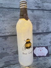 Load image into Gallery viewer, Bee happy light up bottle
