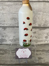 Load image into Gallery viewer, Ladybird light up bottle and vase gift set
