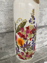 Load image into Gallery viewer, wild flower light up bottle
