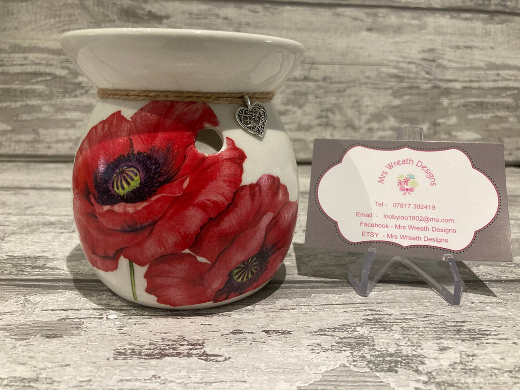 Poppy large wax burner