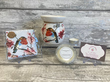 Load image into Gallery viewer, Robin wax burner gift set
