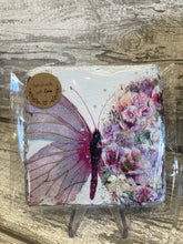 Load image into Gallery viewer, Pink butterfly wax burner gift set
