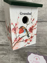 Load image into Gallery viewer, Father’s Day Bird Box - Robin Grandad
