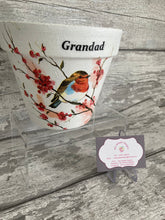 Load image into Gallery viewer, Father Day Plant Pot - Robin Grandad
