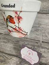 Load image into Gallery viewer, Father Day Plant Pot - Robin Grandad
