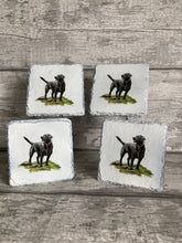 Load image into Gallery viewer, Labrador coasters  x 4.
