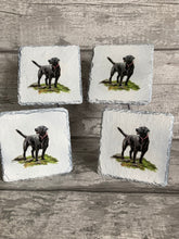 Load image into Gallery viewer, Labrador coasters  x 4.
