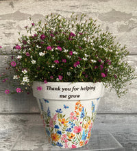 Load image into Gallery viewer, Teacher gift plant pot
