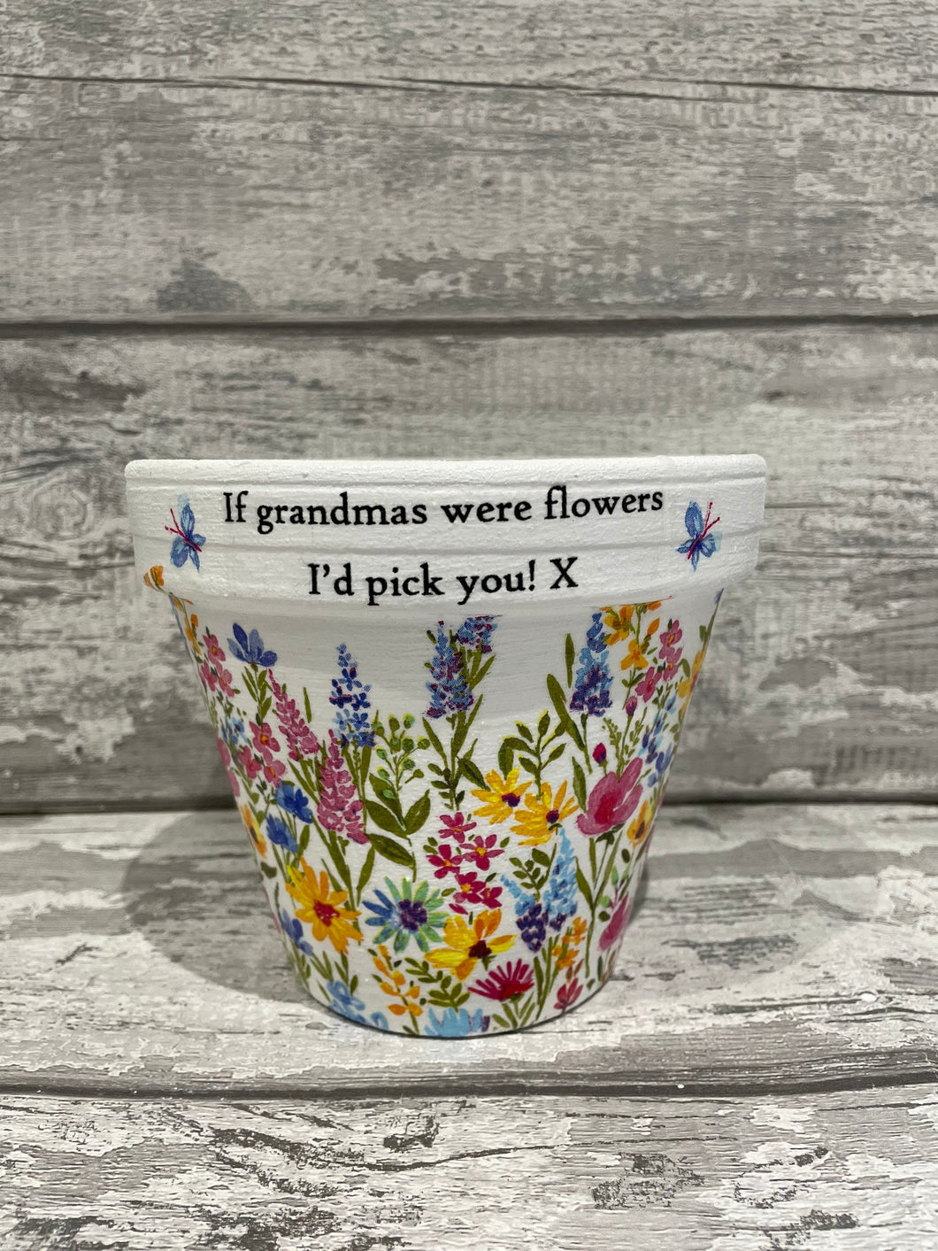 Grandma plant pot - Wildflowers