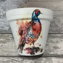 Load image into Gallery viewer, Pheasant  plant pot
