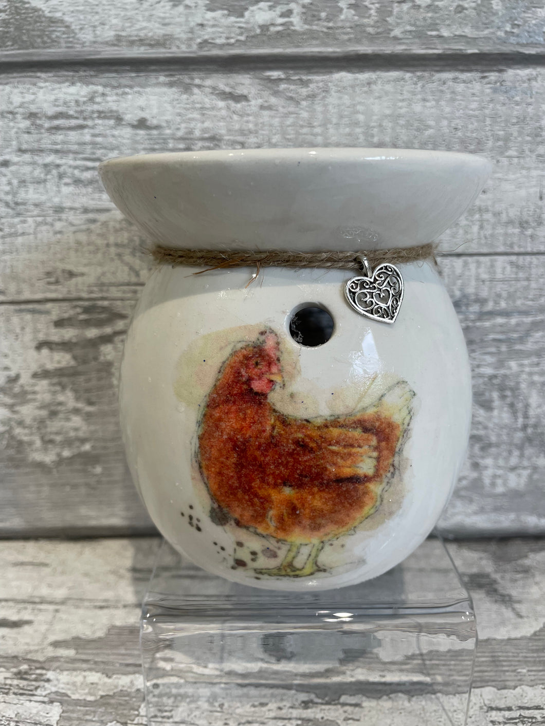 Chicken wax burner