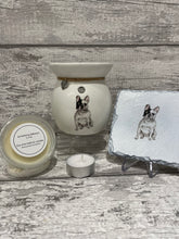 Load image into Gallery viewer, Frenchie wax burner gift set
