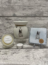 Load image into Gallery viewer, Frenchie wax burner gift set
