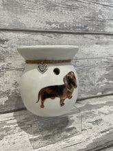 Load image into Gallery viewer, Chocolate dachshund / sausage dog wax burner
