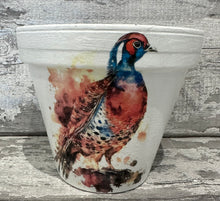 Load image into Gallery viewer, Pheasant  plant pot
