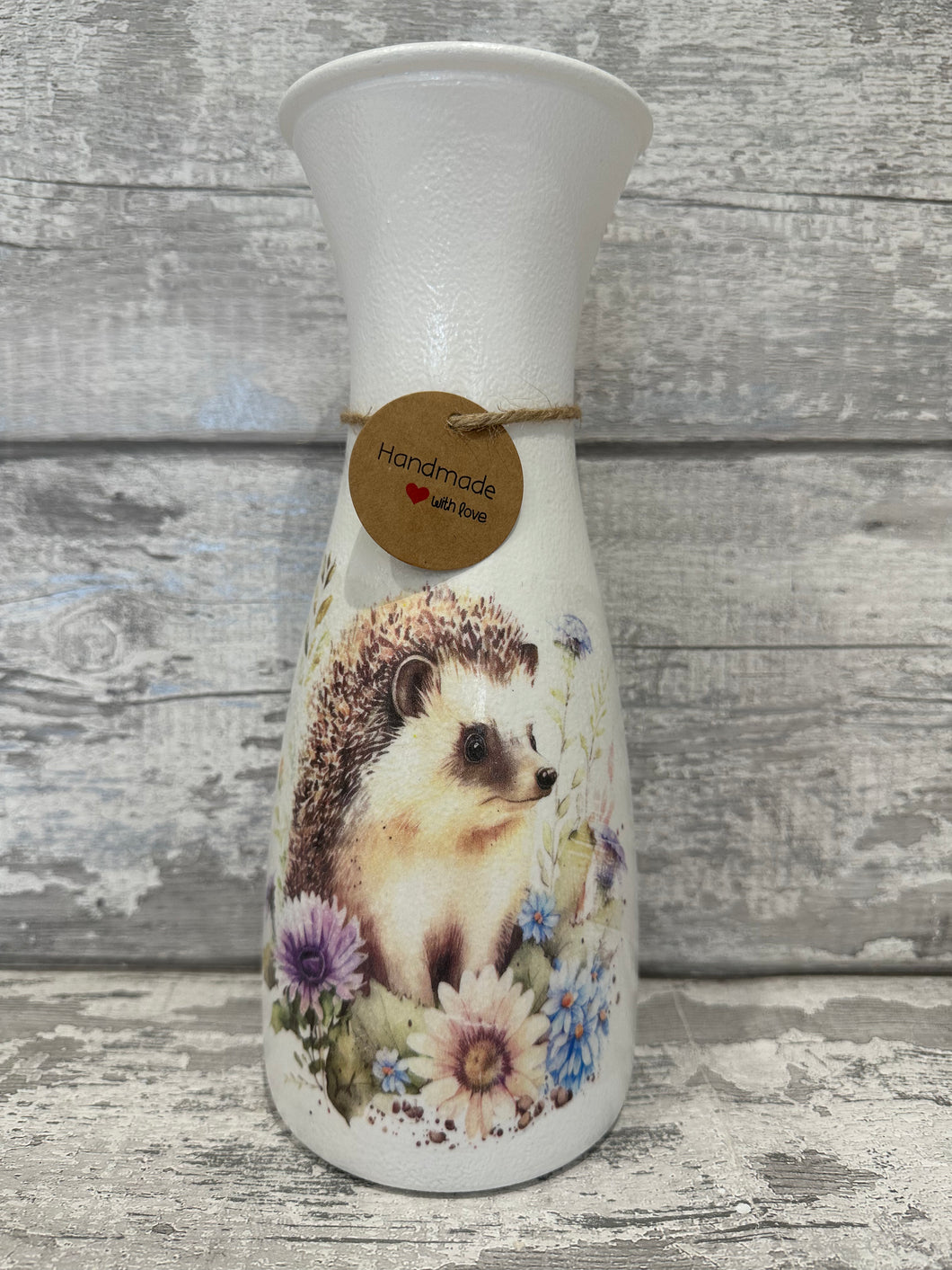 Hedgehog vase