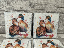 Load image into Gallery viewer, Duck slate coasters
