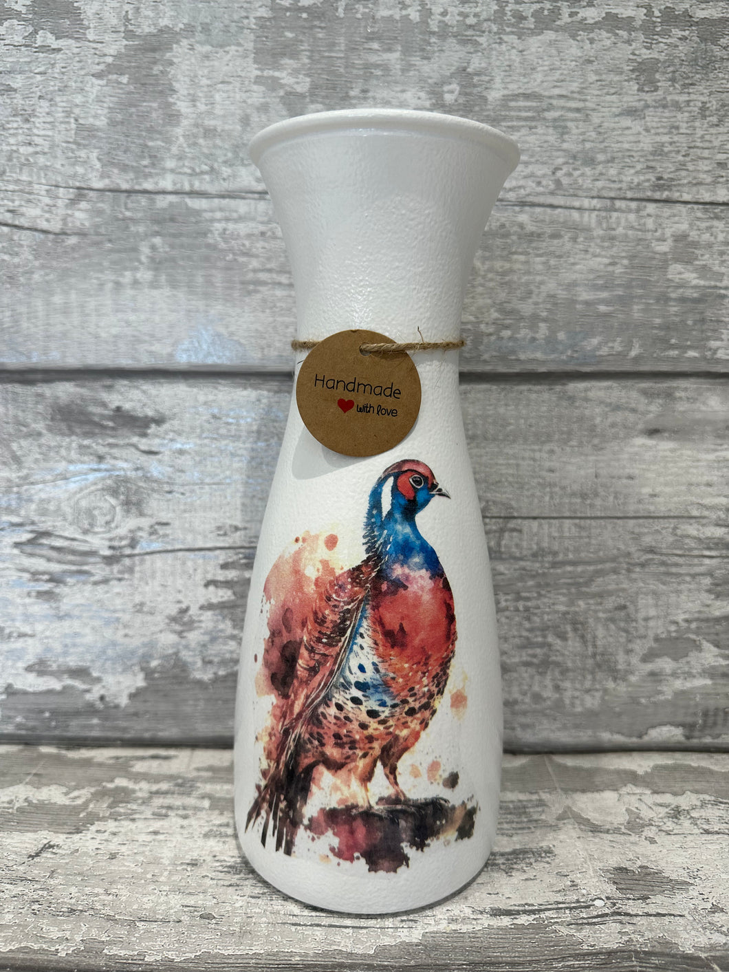 Pheasant Vase