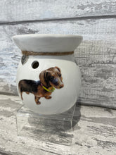 Load image into Gallery viewer, Chocolate dachshund / sausage dog wax burner
