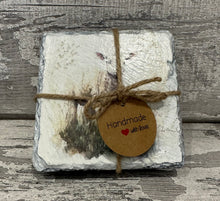 Load image into Gallery viewer, Lamb slate coasters
