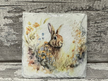 Load image into Gallery viewer, Hare slate coasters
