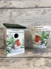 Load image into Gallery viewer, White Robin Plant Pot - Robins Appear
